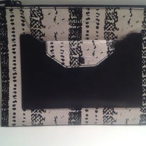 NEW DANIELLE NICOLE  SNAKE EMBOSSED CLUTCH